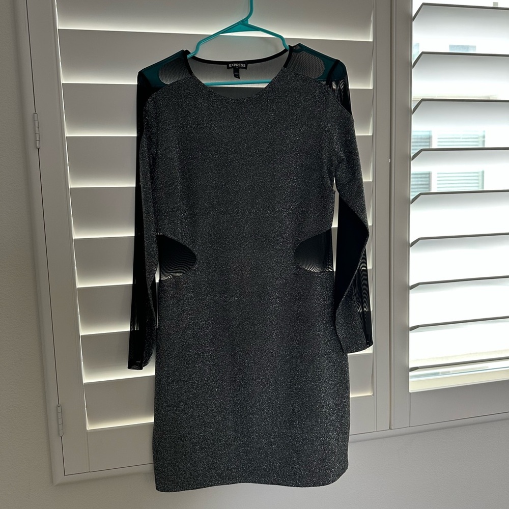 Black Dress with Cutout Details